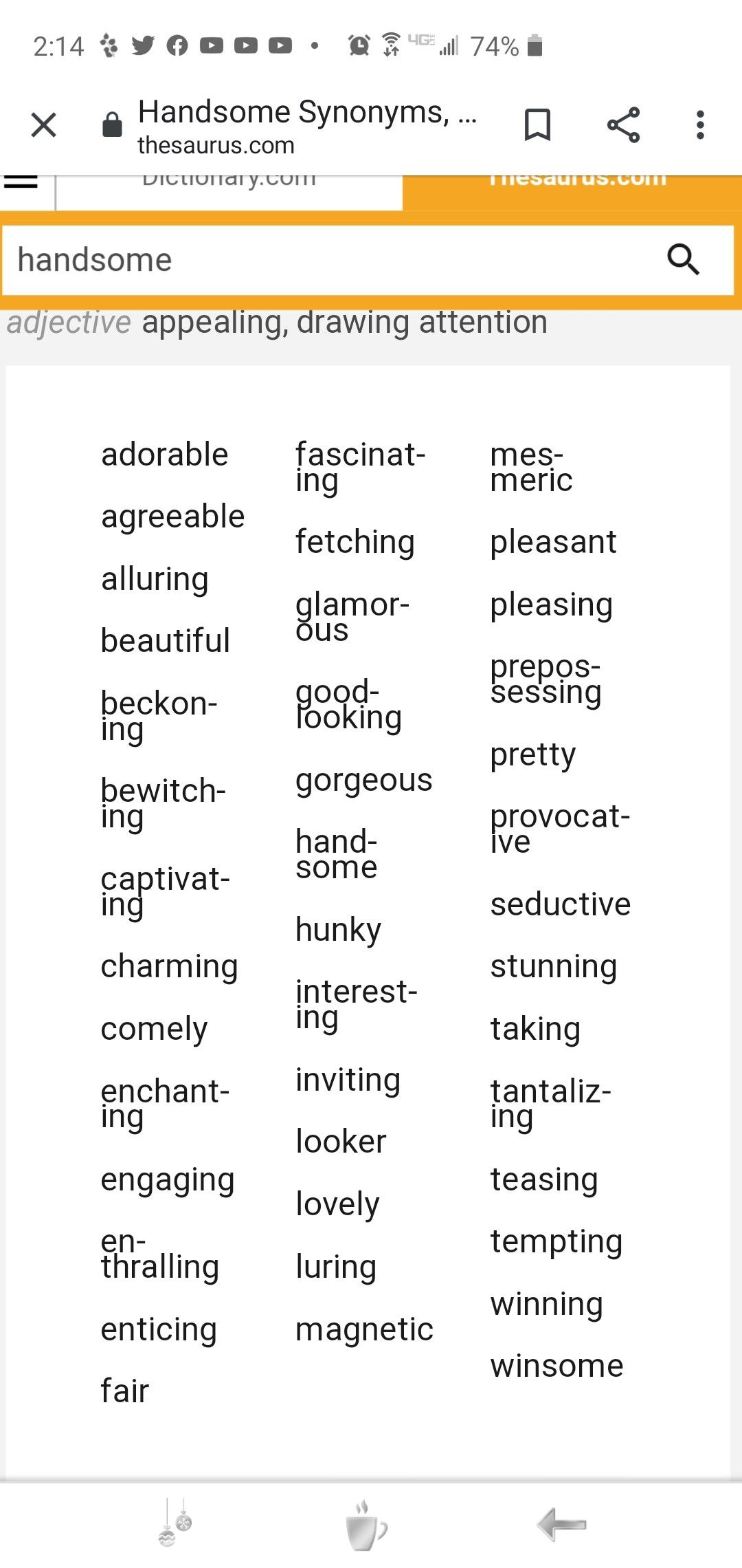 synonyms for seduction