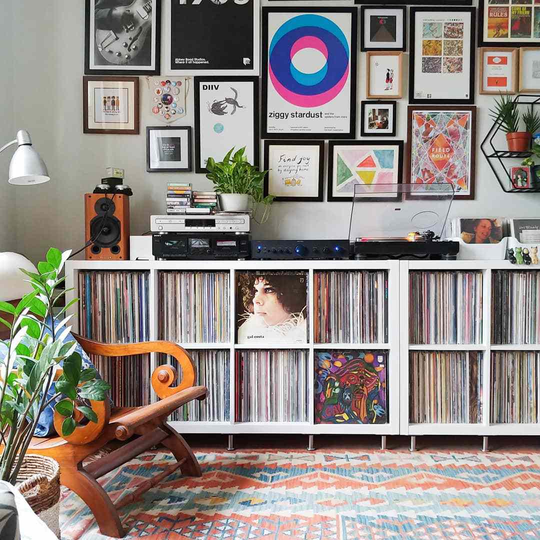 vinyl record storage ideas