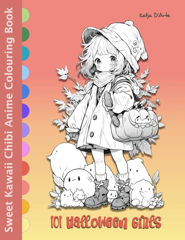 anime colouring book