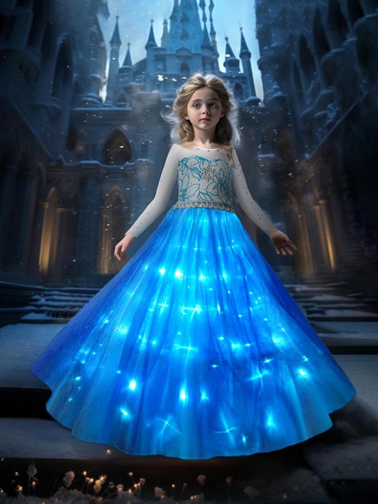 light up princess dress