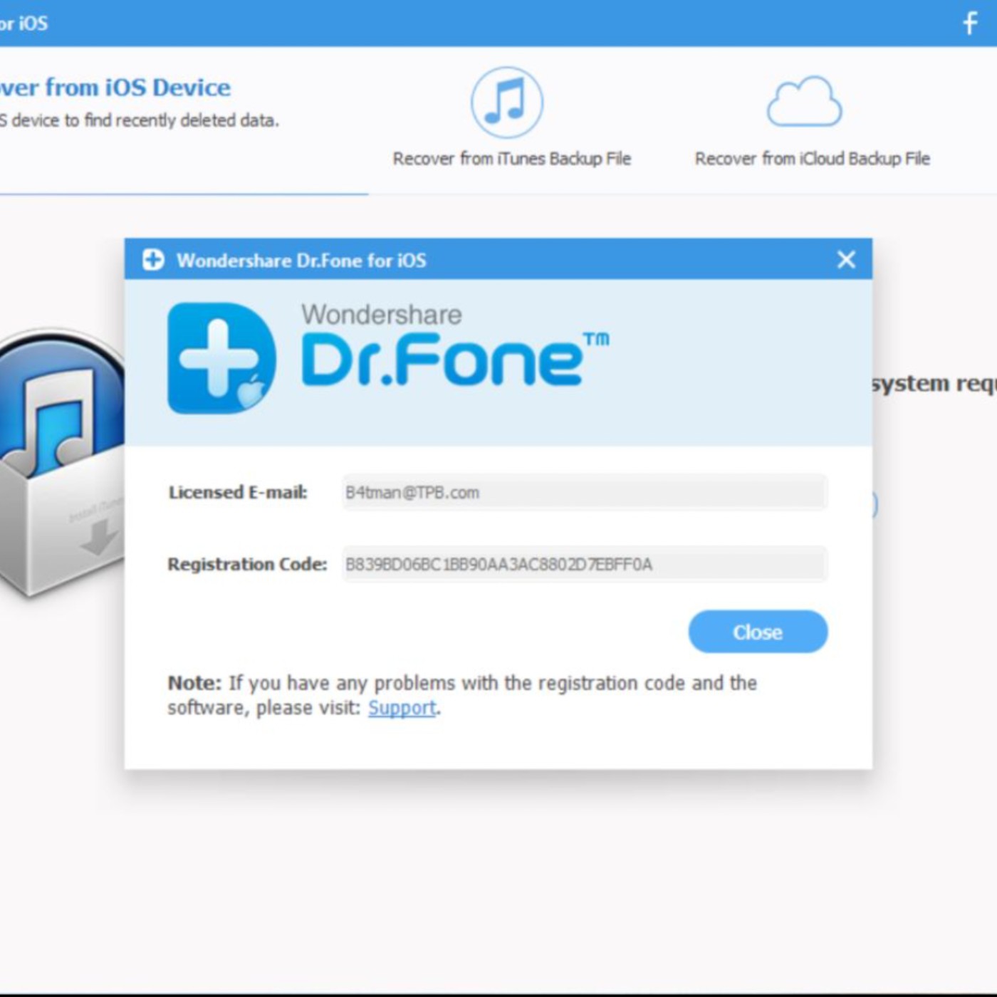 dr fone activation code