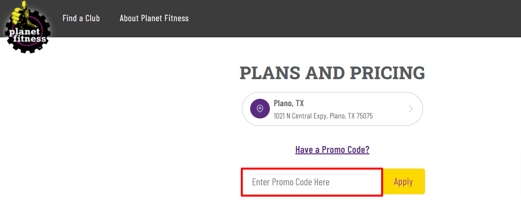 planet fitness promo codes