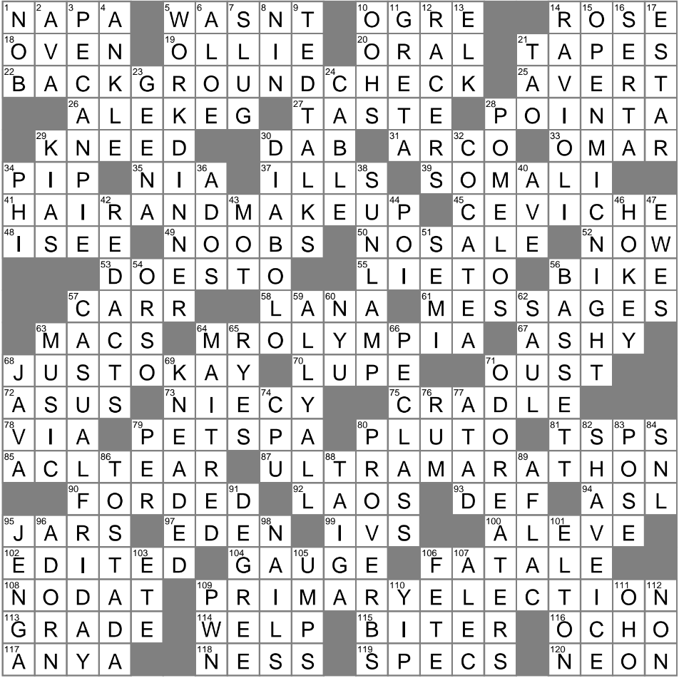 ted turner for one crossword clue