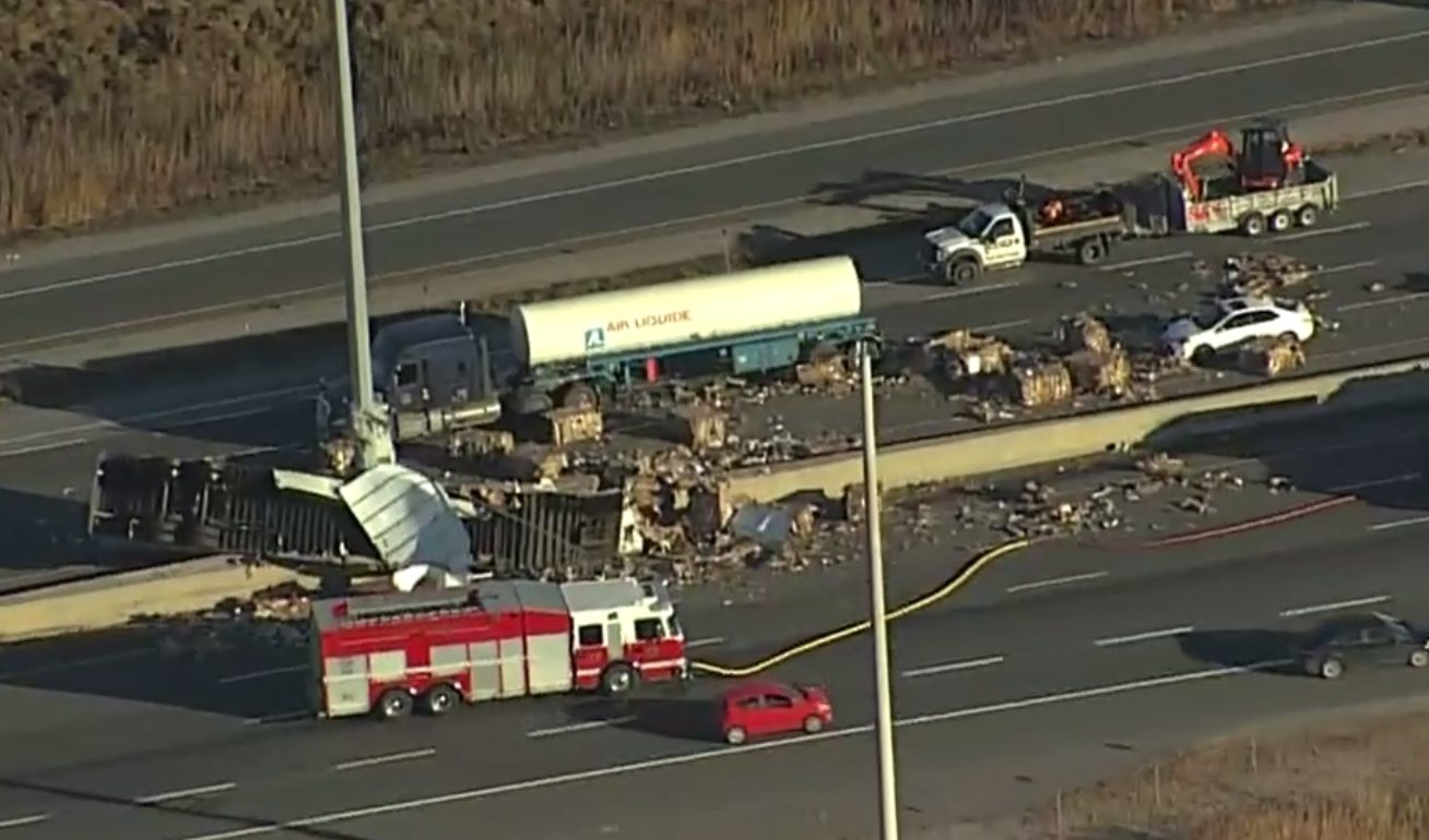 401 eastbound accident today