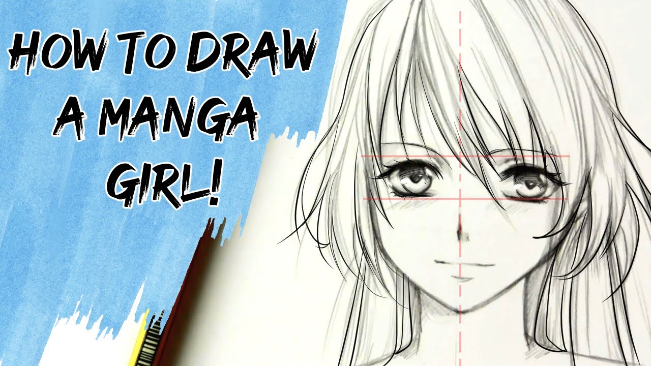 how to draw anime girl step by step