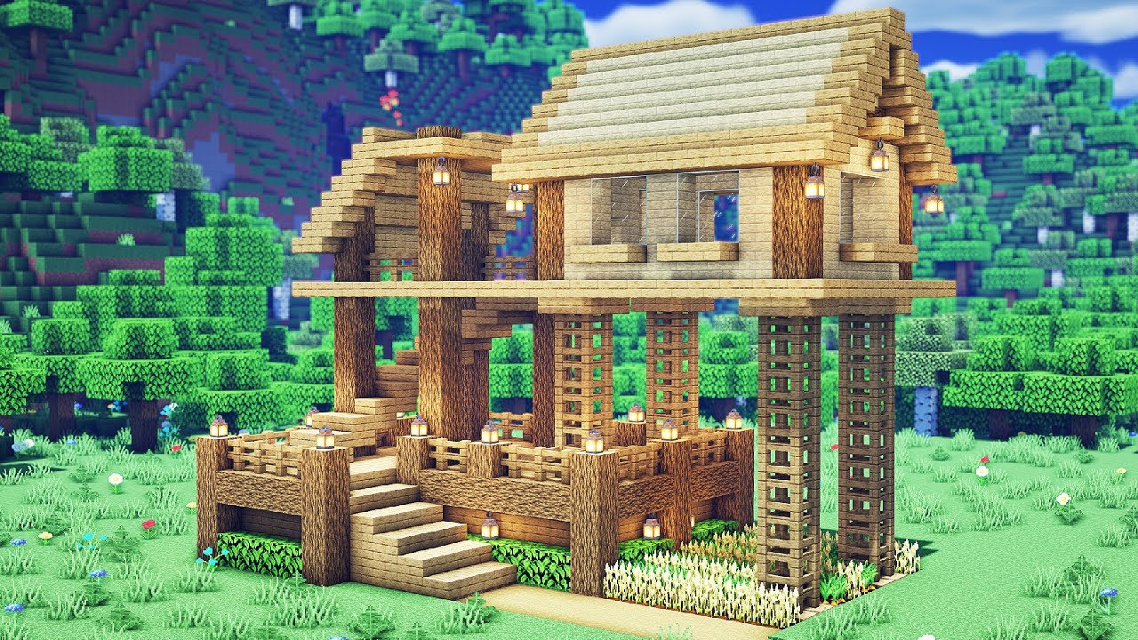 minecraft wooden fort