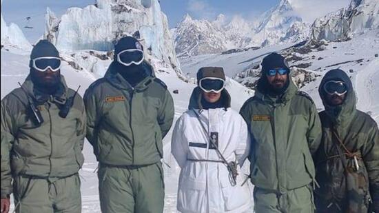 current temperature in siachen glacier