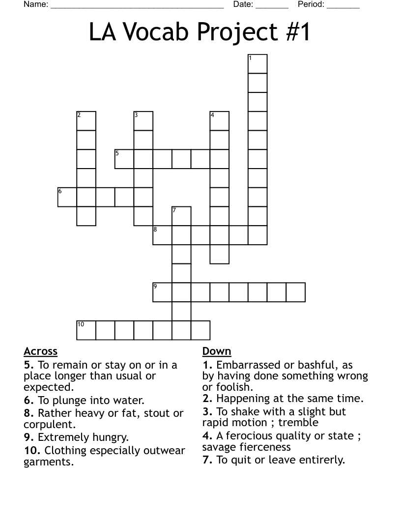 corpulence crossword