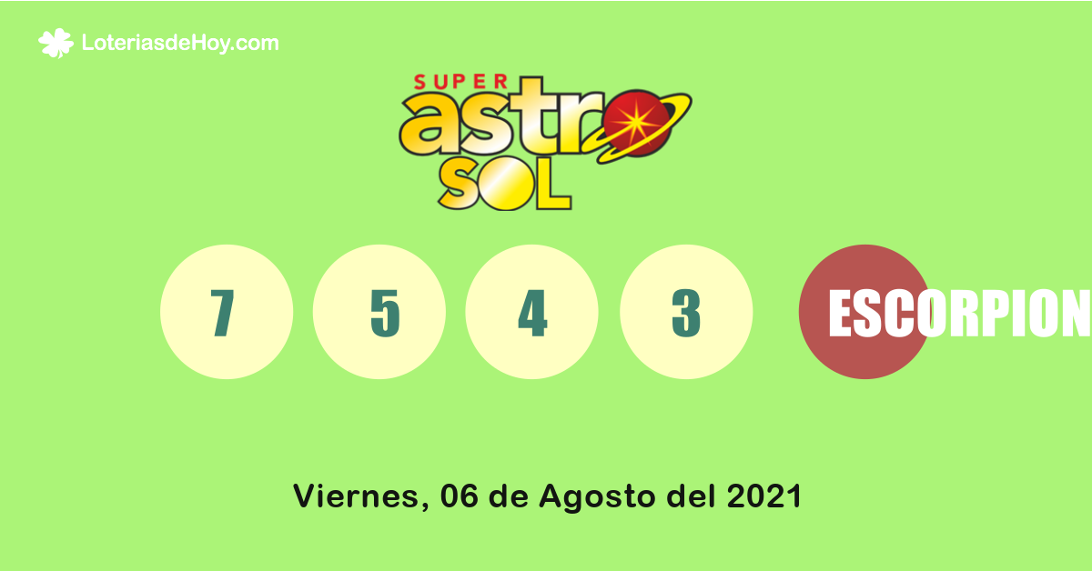 resultado astros hoy