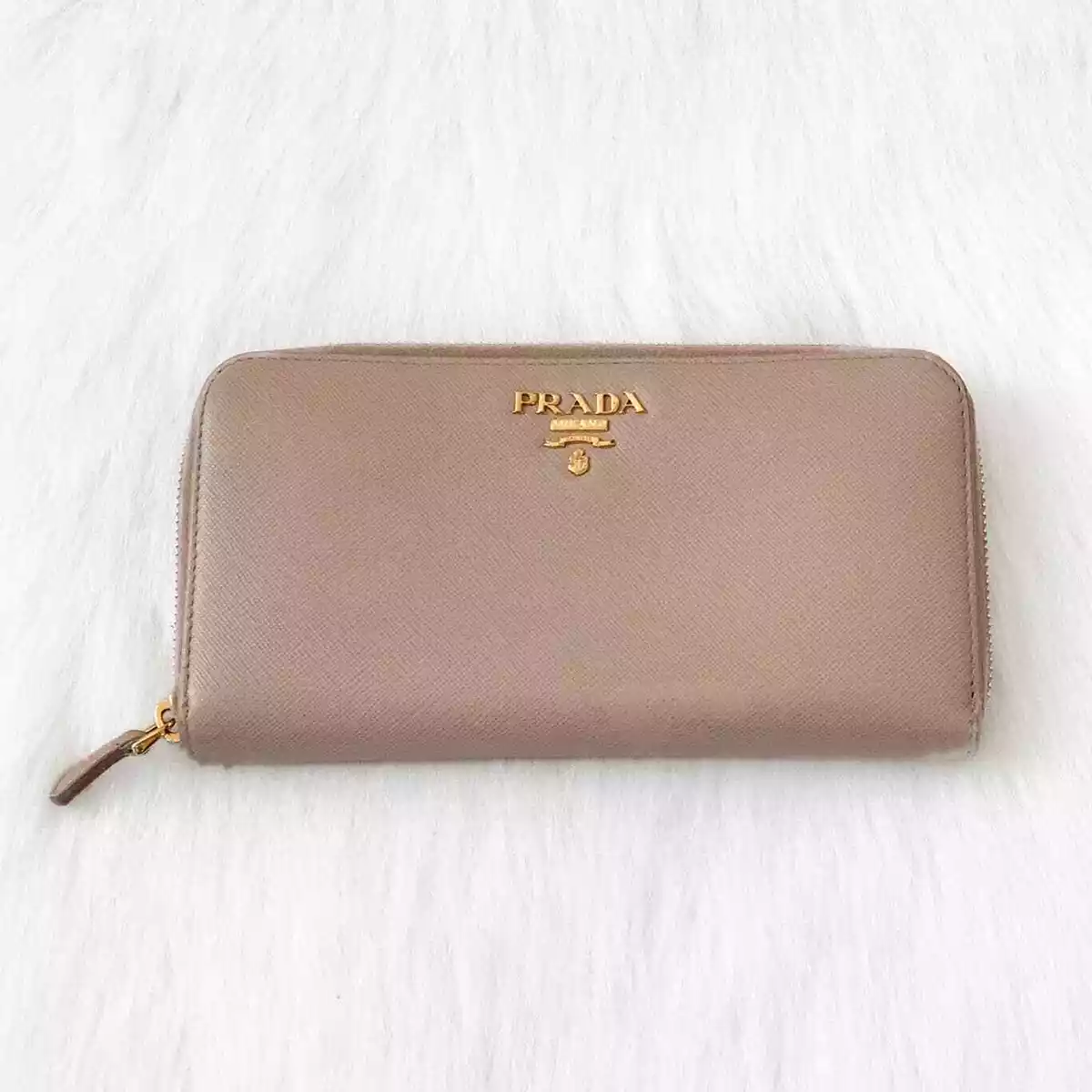 tan prada purse