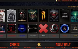 kodi with build