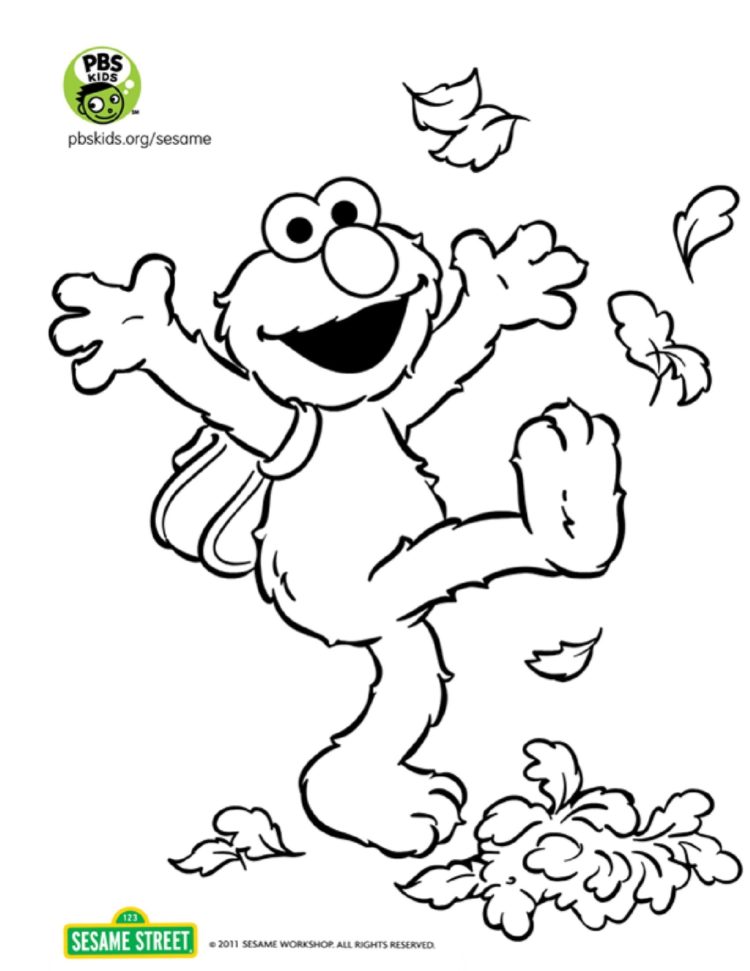 elmo coloring sheet