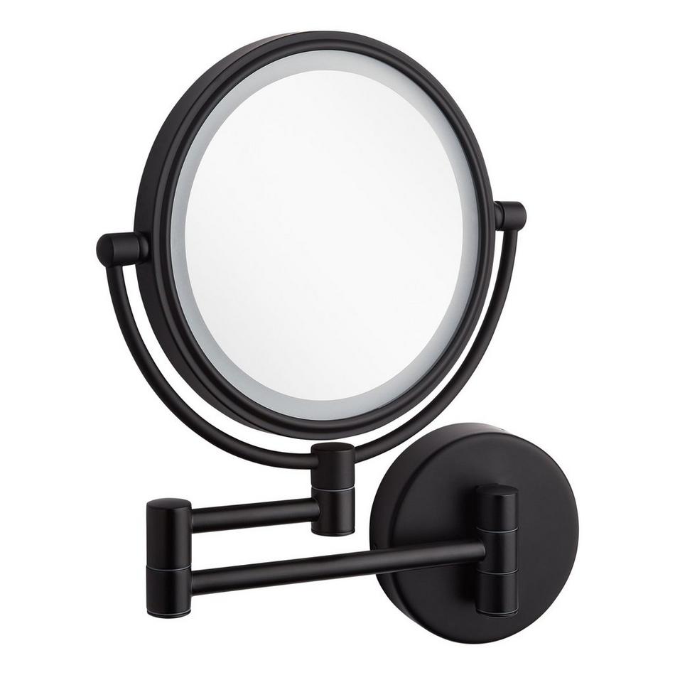 lighted magnifying makeup mirror