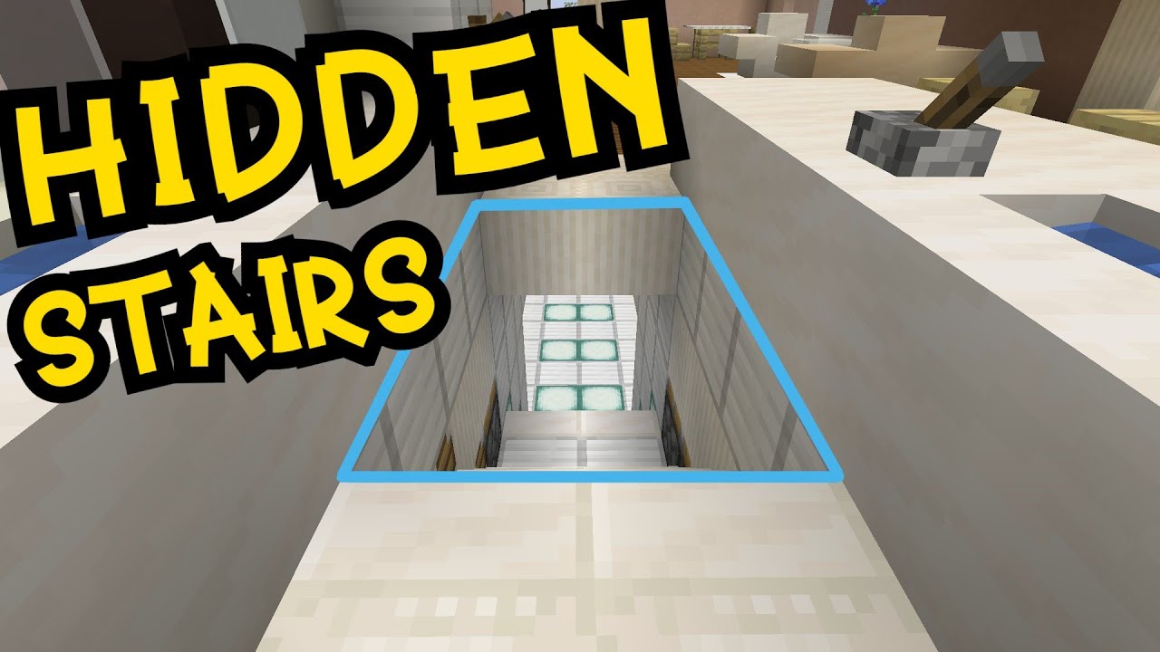 minecraft hidden staircase