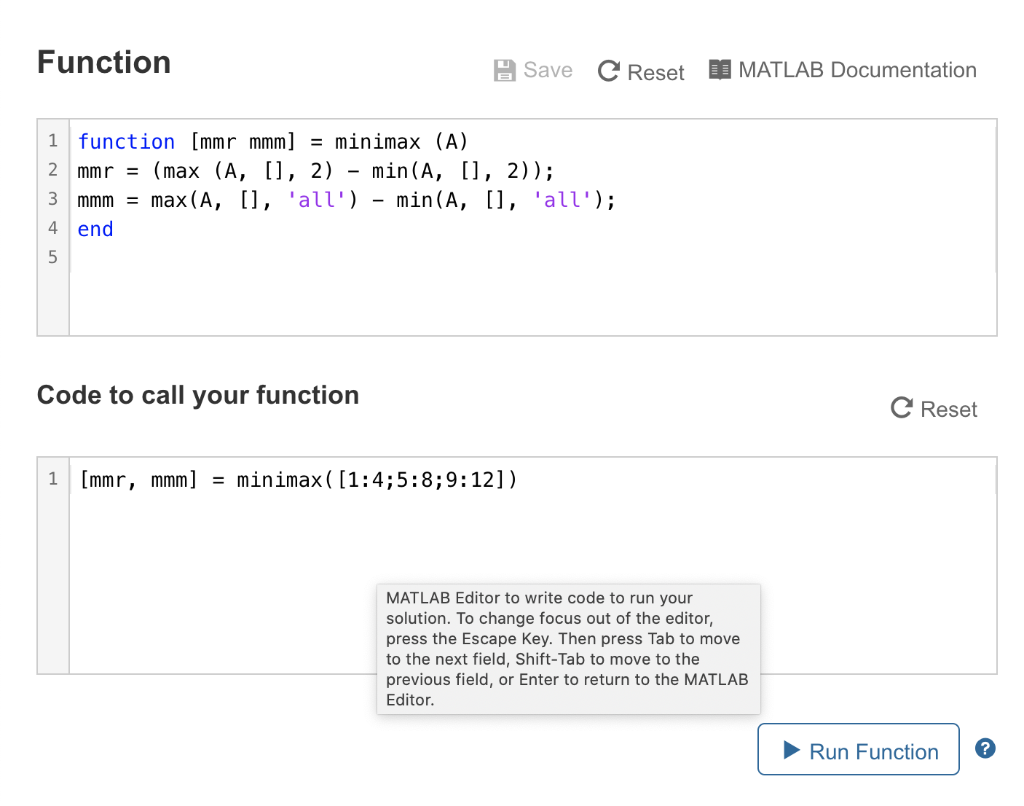 maximum function matlab