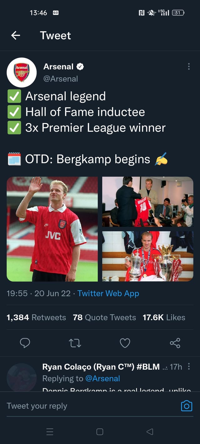 arsenal tweets