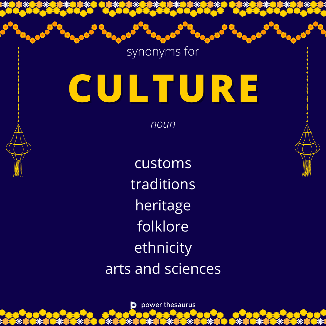 synonyms of cultural