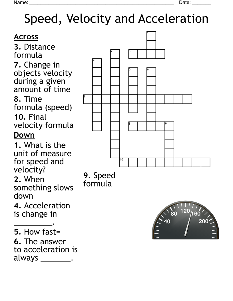 speeds crossword clue