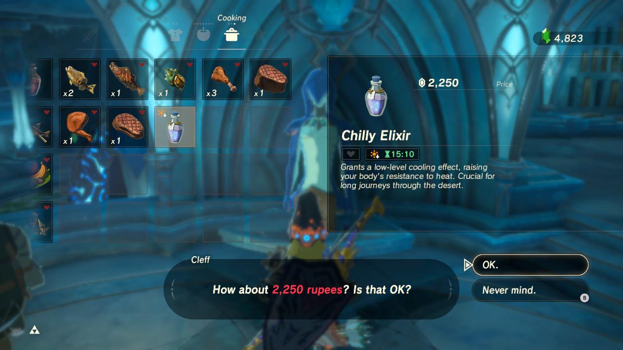 most expensive meals botw