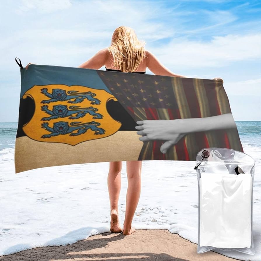 funny beach towels