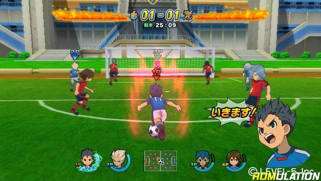 rom inazuma eleven strikers