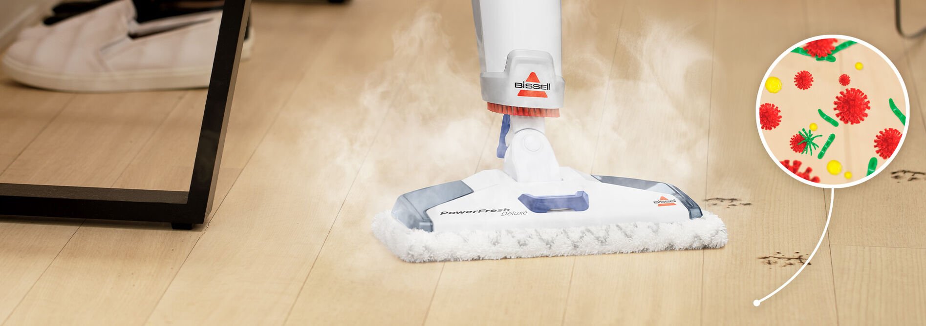 bissell powerfresh deluxe steam mop