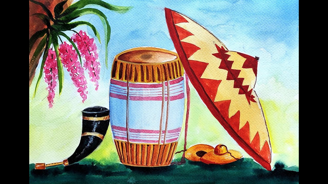 bohag bihu drawing