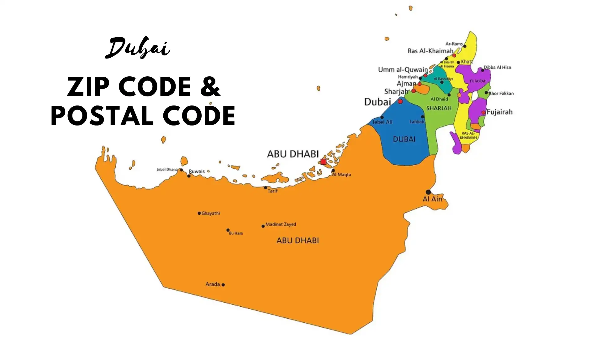 zip postal code dubai