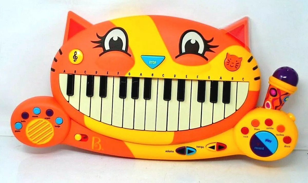 cat piano keyboard