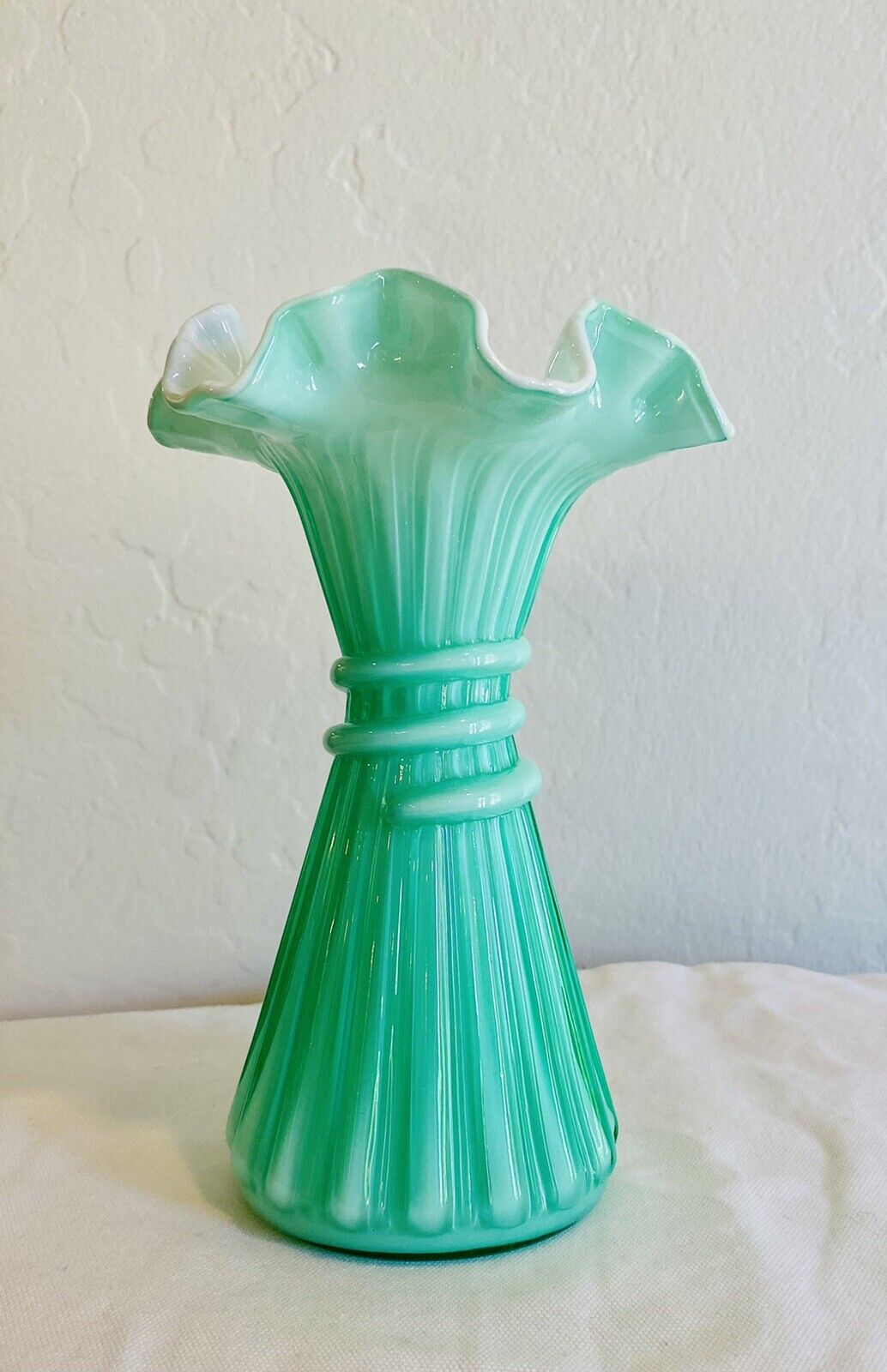 fenton wheat vase