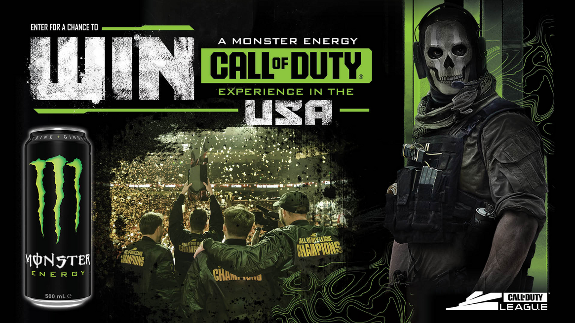 call of duty monster energy rewards