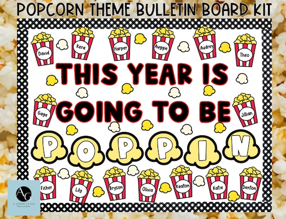 popcorn bulletin board