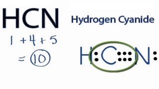 lewis dot structure for hcn