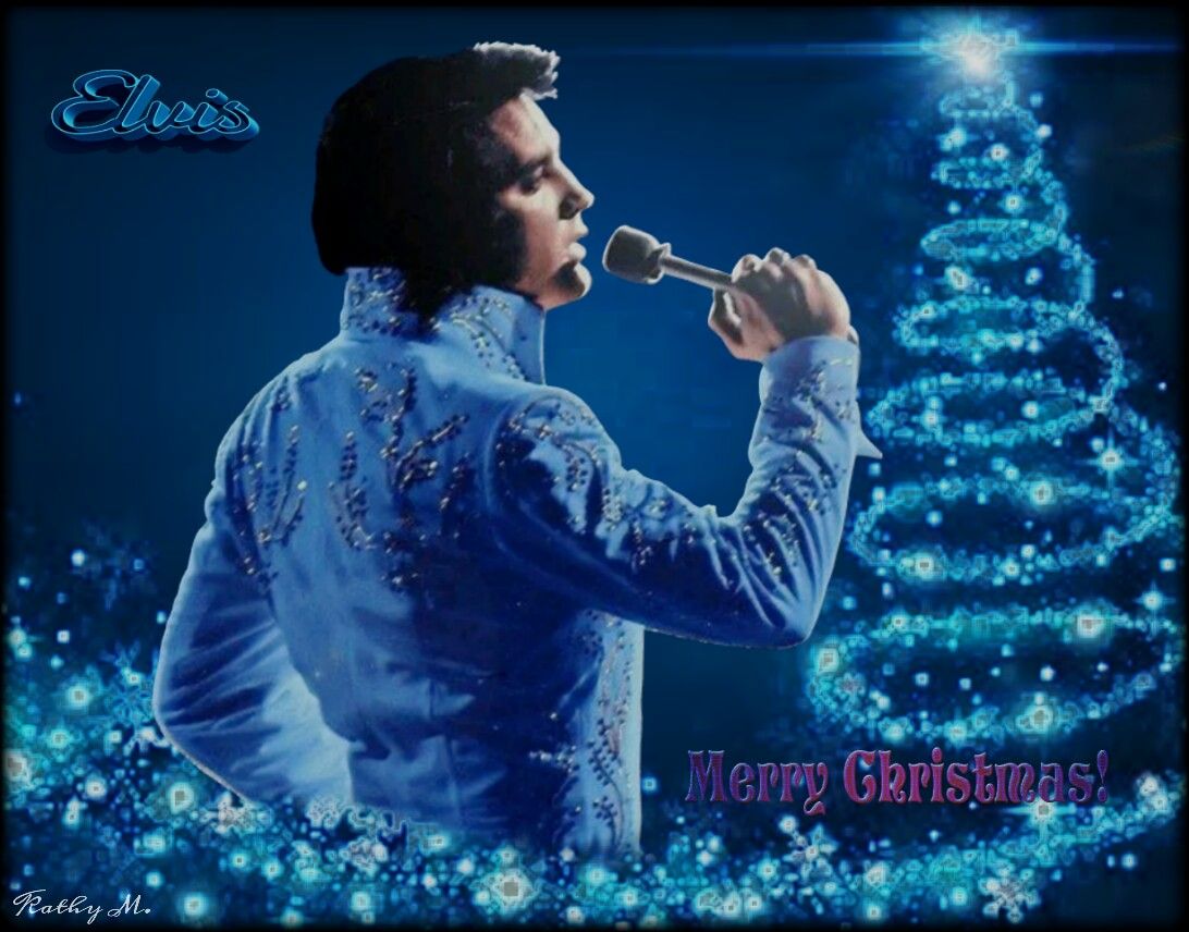 elvis christmas wallpaper