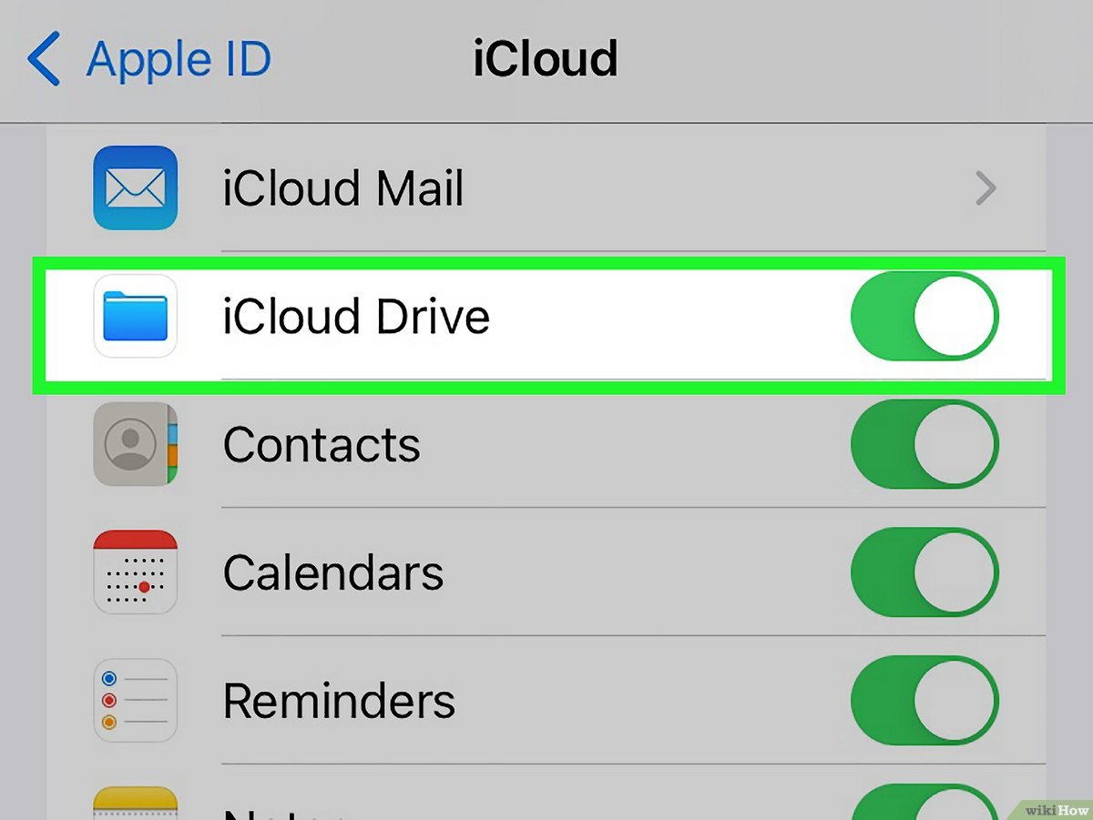 set up icloud