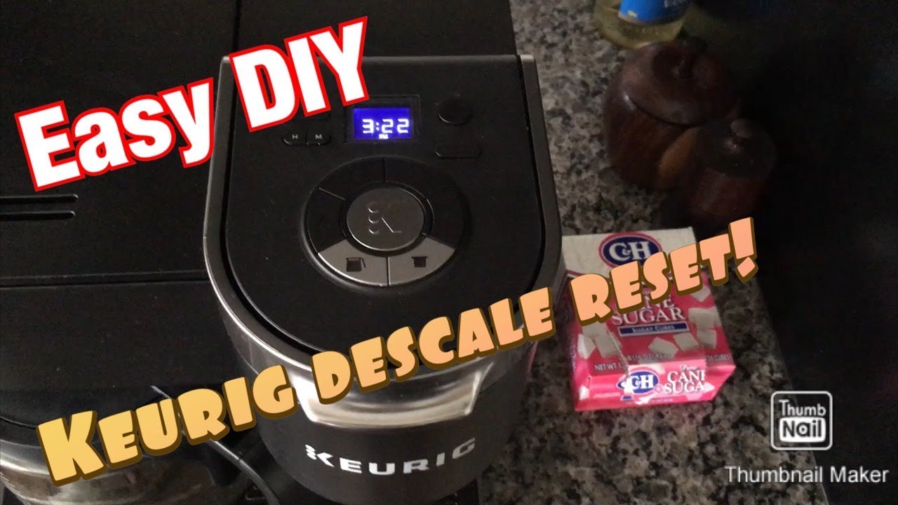 keurig k-duo descale reset