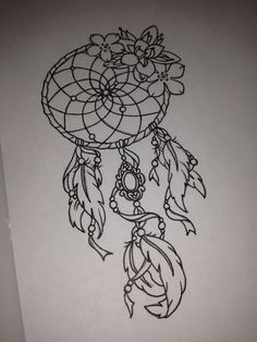 unique dream catcher drawing