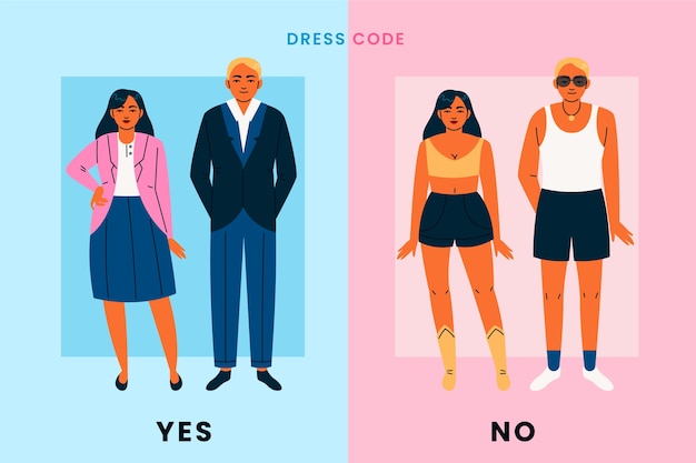 dress code clipart