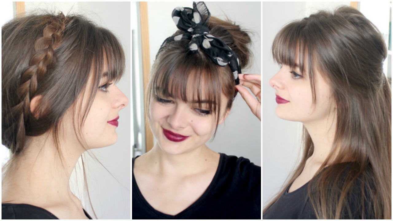 pretty hairstyles with bangs