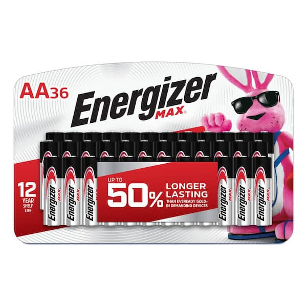 energizer aa batteries max alkaline 30 pack