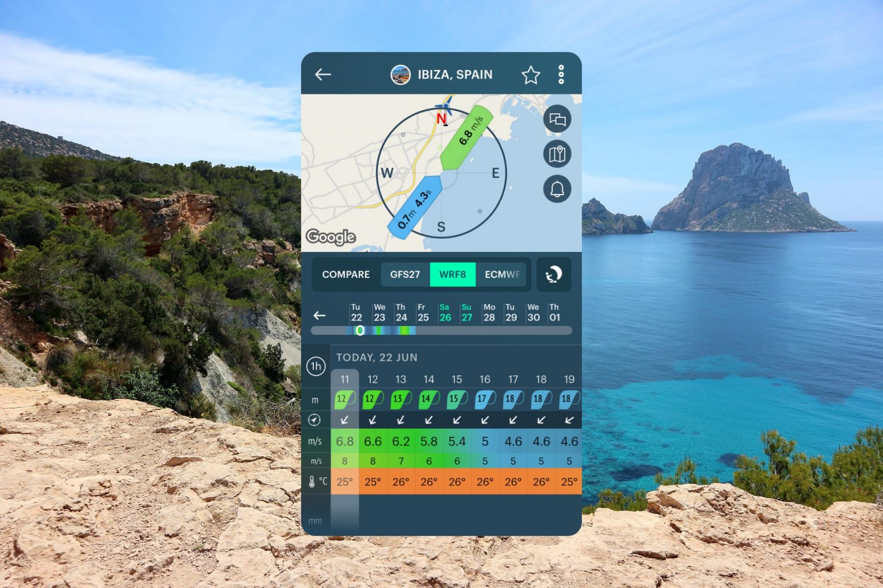 10 day ibiza weather