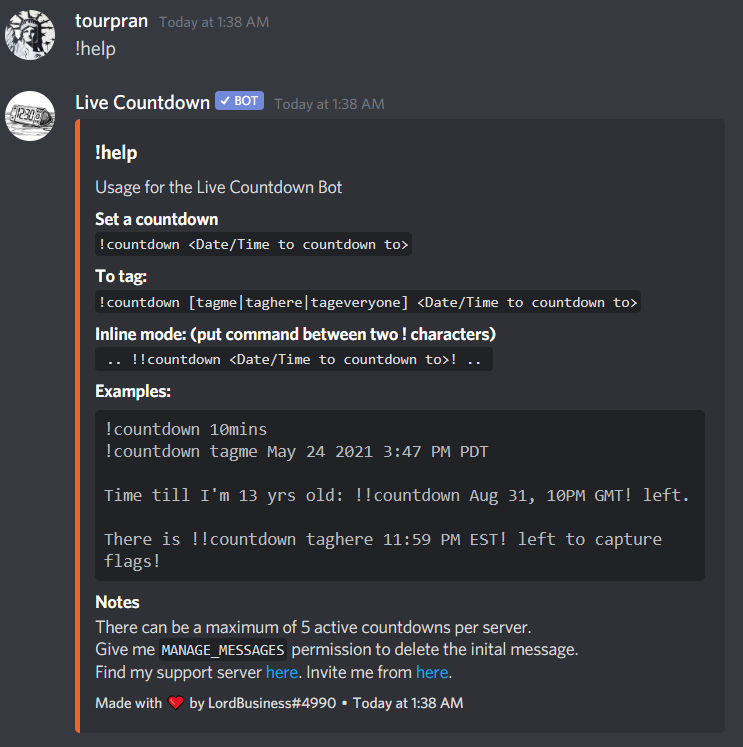 discord countdown bot