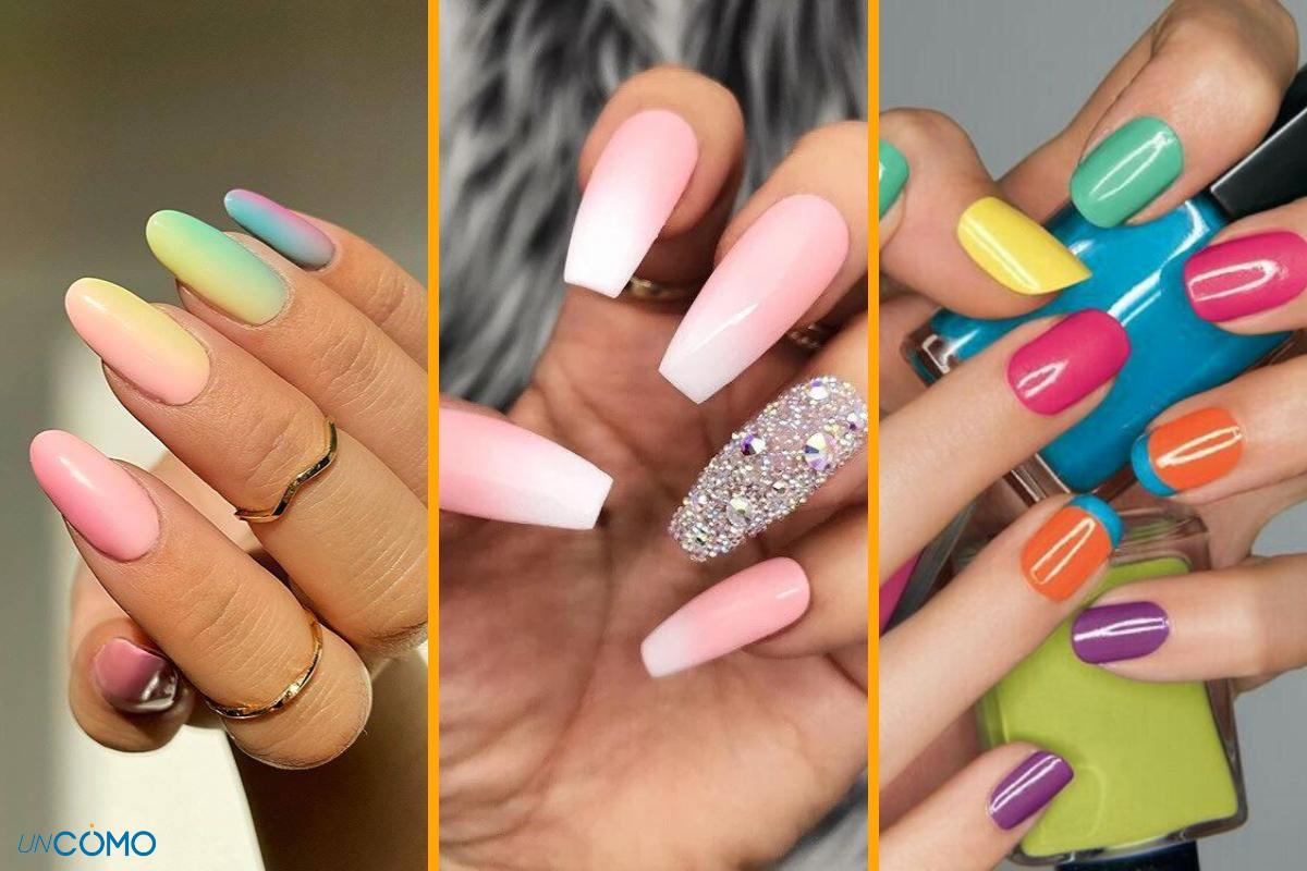 elegantes uñas de verano