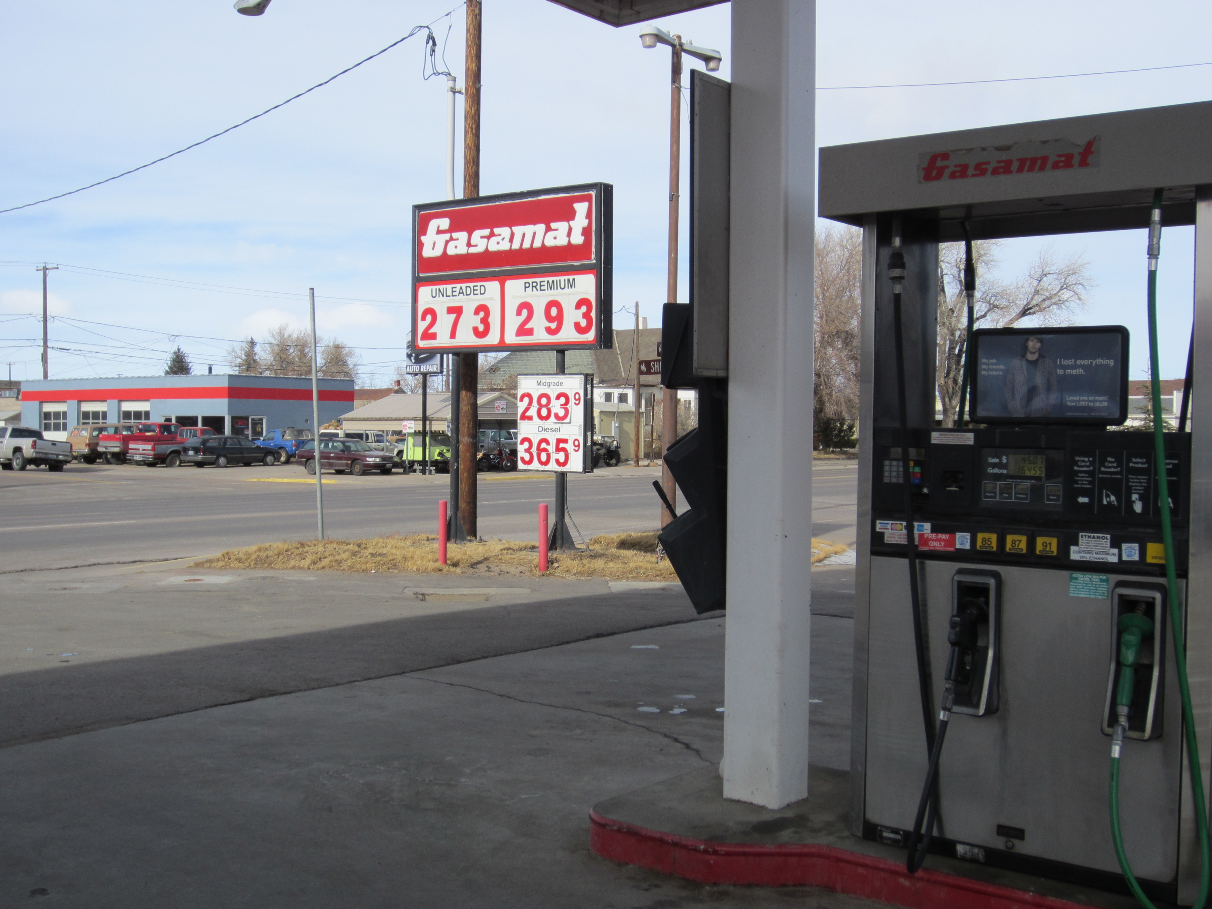 gas prices laramie wy