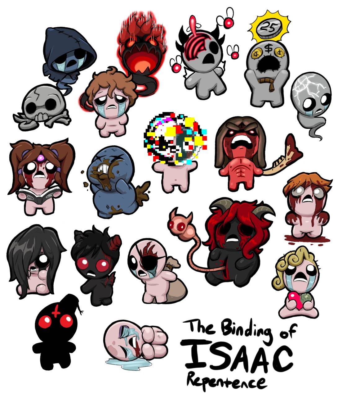 isaac tainted character