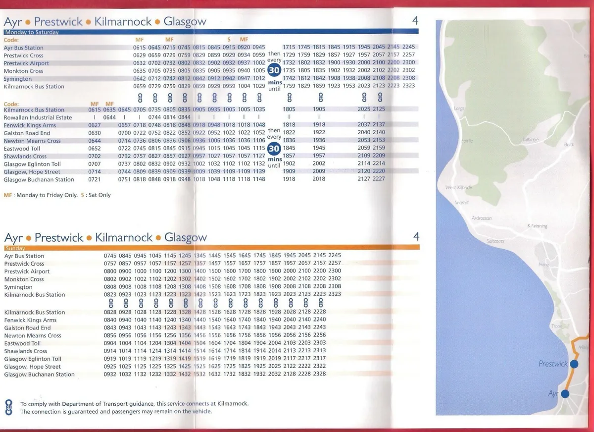 ayr to glasgow bus timetable