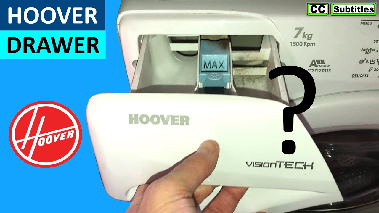 hoover washing machine detergent drawer