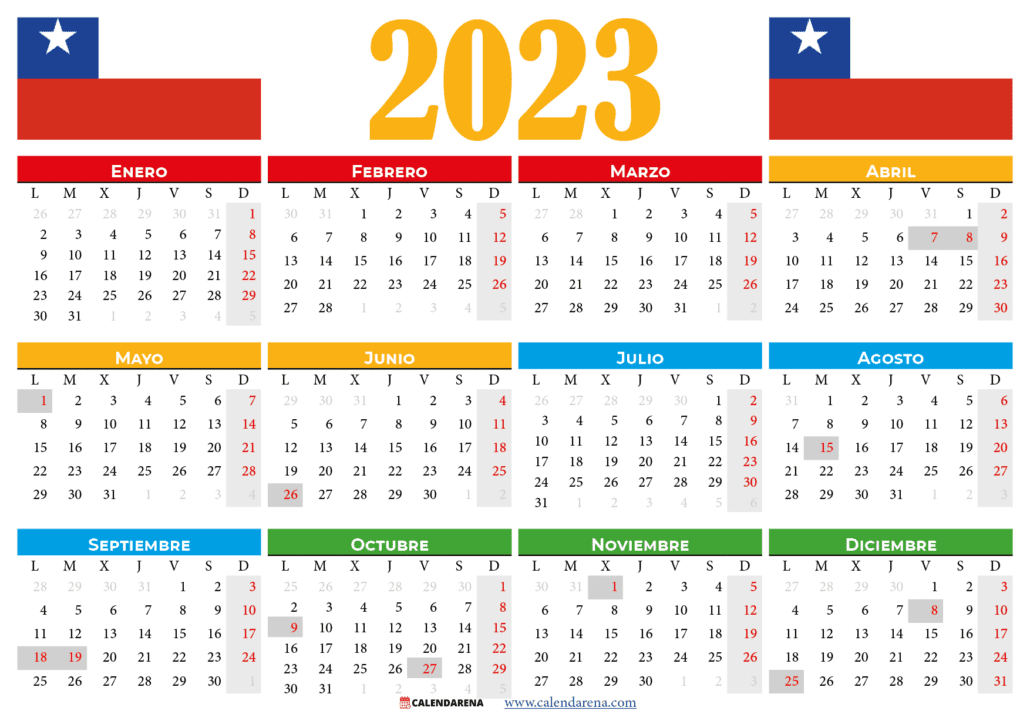 calendario laboral 2023 chile