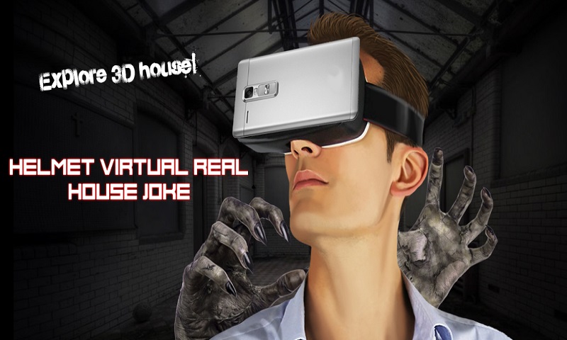 helmet virtual reality 3d joke