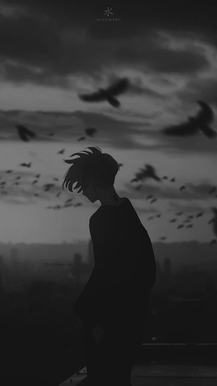 sad dark anime wallpaper